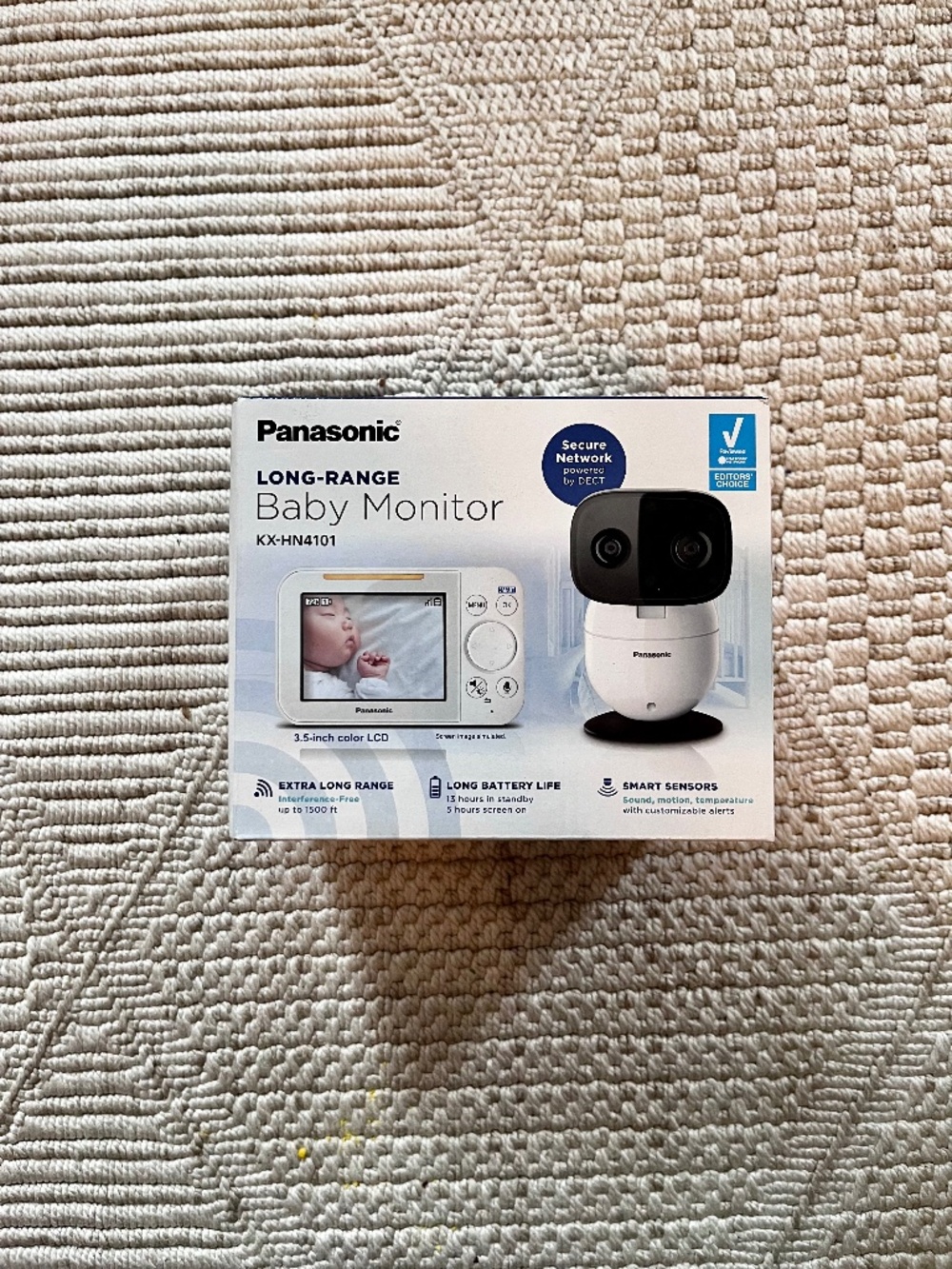 NEW Panasonic long range, baby video monitor